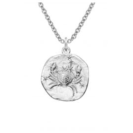 trendor 08441-07 Silver Zodiac Cancer with Necklace