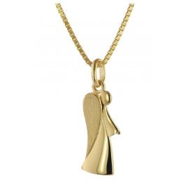 trendor 39630 Angel Pendant Gold 333 (8 ct.) with Gold Plated Necklace