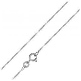 trendor 39682 Necklace for Pendants White Gold 333/8K Box Chain 0.7 mm