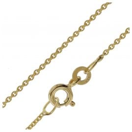 trendor 39732 Necklace for Pendants 333 / 8K Gold Round Anchor Chain 1.1 mm