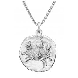 trendor 51610-07 Zodiac Sign Cancer Ø 20 mm and Necklace 925 Silver