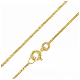 trendor 51860 Damen-Halskette Gold 333/8K Schlangenkette 0,9 mm breit