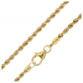 trendor 51880 Damen-Halskette 333 Gold / 8 Karat Kordelkette 45 cm