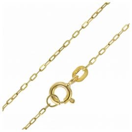 trendor 51895 Damen-Halskette 585 Gold / 14 Karat Flachanker 1,1 mm breit