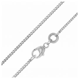 trendor 51911 Necklace 950 Platinum Curb Chain 45 cm