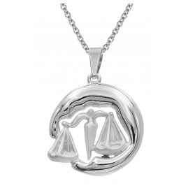 trendor 41002-10 Libra Zodiac Sign with Necklace 925 Silver