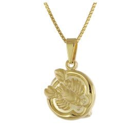 trendor 41088-7 Cancer Zodiac Sign Gold 333/8K with Gold-Plated Necklace