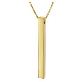 trendor 41395 Damen-Halskette mit Anhänger Gold auf Silber 925