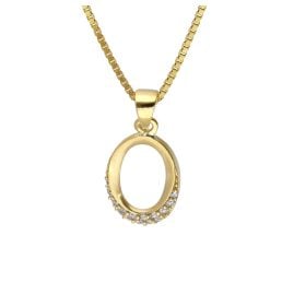 trendor 41551 Women's Pendant Gold 333/8K with Gold-Plated Silver Chain