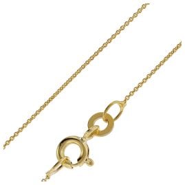 trendor 41810 Necklace for Pendants 14-Carat-Gold 585 Anchor Chain 0.8 mm wide