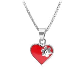 trendor 41680 Girl's Necklace with Heart Pendant 925 Silver