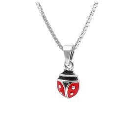 trendor 41682 Children's Necklace with Lucky Beetle 925 Silver