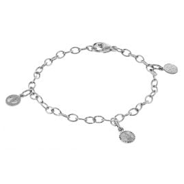 trendor 08277 Silver Childrens Bracelet with 3 Pendants