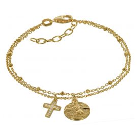 trendor 75495 Bracelet for Children Gold Plated Silver