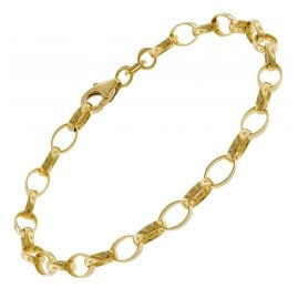 trendor 51206 Bracelet for Women Gold Plated 925 Silver 19 cm