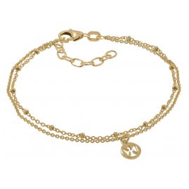 trendor 51318 Girls Bracelet Gold Plated 925 Silver 16 cm