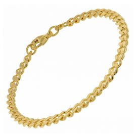 trendor 51906 Women's Bracelet Gold 585/14 kt Curb Chain Length 19 cm