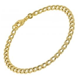 trendor 51917 Curb Chain Bracelet Gold 333/8K 4.1 mm Wide