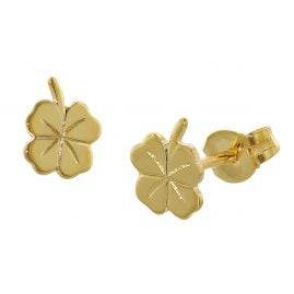 trendor 35924 Cloverleaf Earrings Gold Gold 333 / 8K