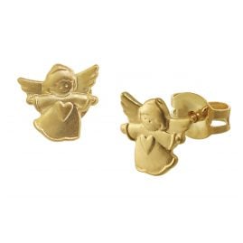 trendor 08755 Kids Earrings Angel Gold 585/14 ct