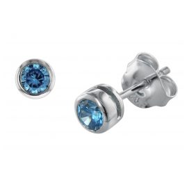 trendor 08766 Silver Earrings with Cubic Zirconias