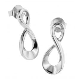 trendor 08775 Silver Earrings Infinity
