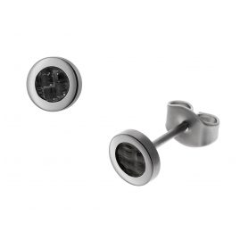 trendor 08907 Men's Earrings stainless steel 6.1 mm