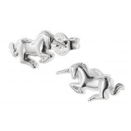 trendor 08909 Kids Earrings Unicorn Silver