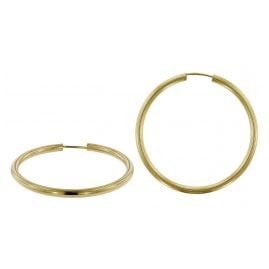 trendor 51174 Hoop Earrings Gold 333 / 8K Ø 40 mm