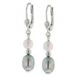 trendor 51341 Earrings 925 Sterling Silver Earrings With Freshwater Pearls