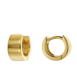 trendor 41496 Hoop Earrings Gold 333/8K Ø 10 mm