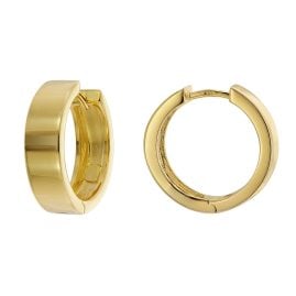 trendor 41497 Hoop Earrings Gold 333/8K Ø 18 mm