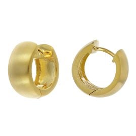 trendor 41500 Hoop Earrings Gold 333/8K Ø 15 mm