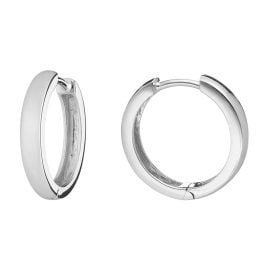 trendor 41587 Hoop Earrings for Men and Women 925 Silver Ø 18 mm