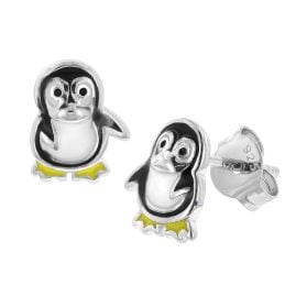 trendor 41640 Kids Earrings Silver 925 Penguin Ear Studs