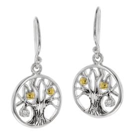 trendor 41657 Women's Earrings Silver 925 Tree of Life