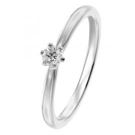 trendor 26932.015WG Ladies' Ring White Gold 585/14 ct. with Diamond 0.15 ct