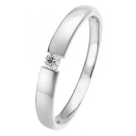trendor 26977.005WG Ladies Diamond Ring 0.05 ct White Gold 585/14K