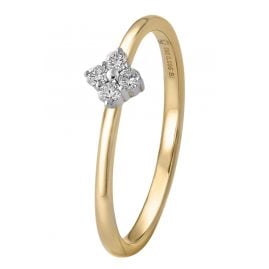 trendor 51752 Diamant-Ring für Damen 585 Gold Brillantring