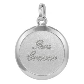 trendor 73846 Engraved Pendant For Young People 925 Silver Ø 18 mm