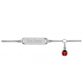 trendor 35782 Silber Kinderarmband mit Namen