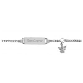 trendor 35783 Engraving Bracelet for Baby/Kid 925 Silber Länge 14/12 cm