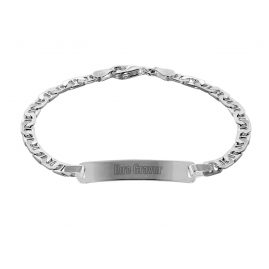 trendor 08300 Engraving bracelet Silver 925 Name Chain For Men