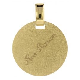 trendor 75115 Anhänger Gravurplatte 333 Gold Ø 18 mm trendor 75115 Anhänger Gravurplatte 333 Gold Ø 18 mm