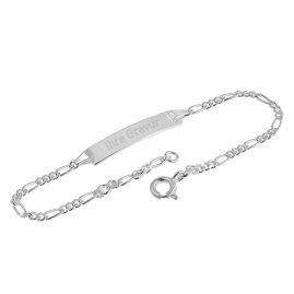 trendor 39508-16 Gravur-Armband für Teenager Sterlingsilber 925 16 cm