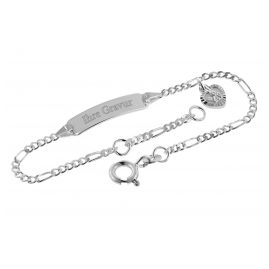 trendor 39512 Engraving Bracelet for Babies 925 Sterling Silver 14 cm