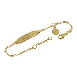 trendor 51811 Kinder Gravur-Armband Gold 333 / 8K Armband 14 cm