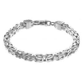 trendor 08646 Königskette Armband für Männer 925 Silber 6 mm breit