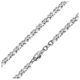 trendor 75144 Byzantine Chain Silver 925 Necklace Thickness 3.2 mm