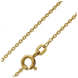 trendor 75388 Halskette Gold auf Silber 925 Rundanker Collierkette Ø 1,5 mm